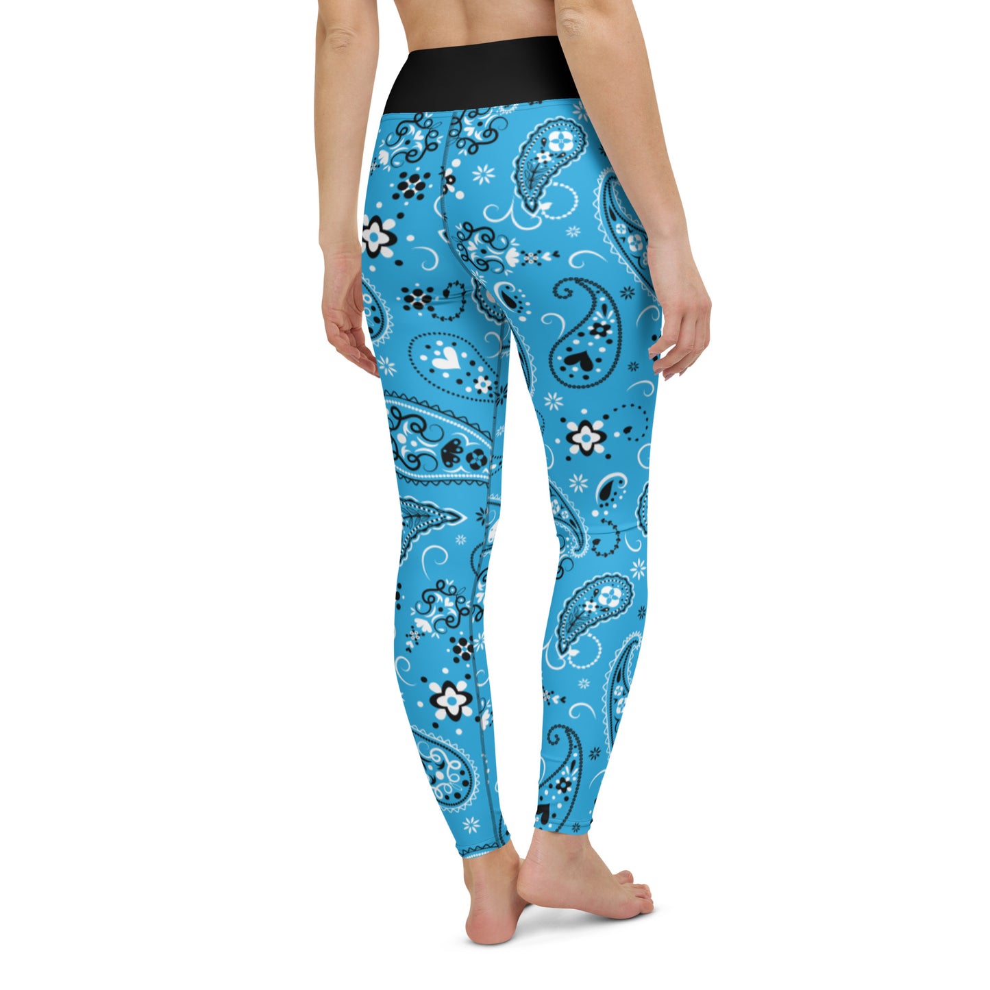 Bandana Print Leggings (Blue)