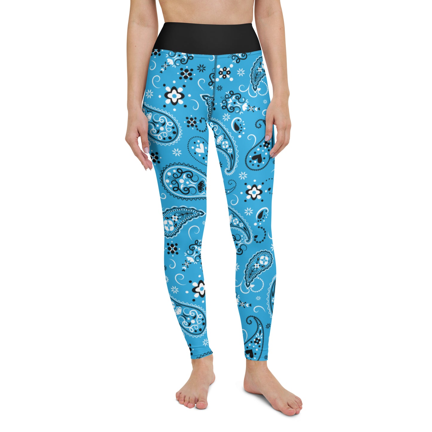 Bandana Print Leggings (Blue)