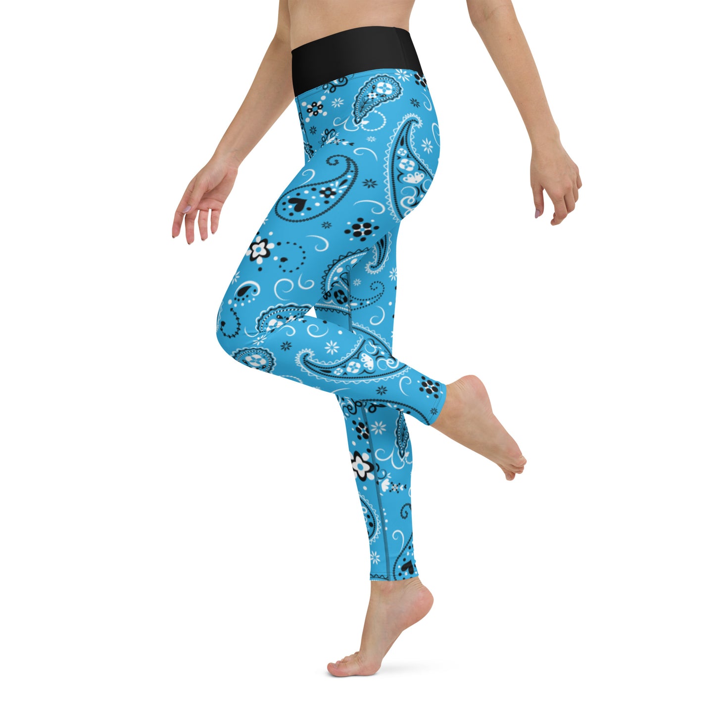 Bandana Print Leggings (Blue)