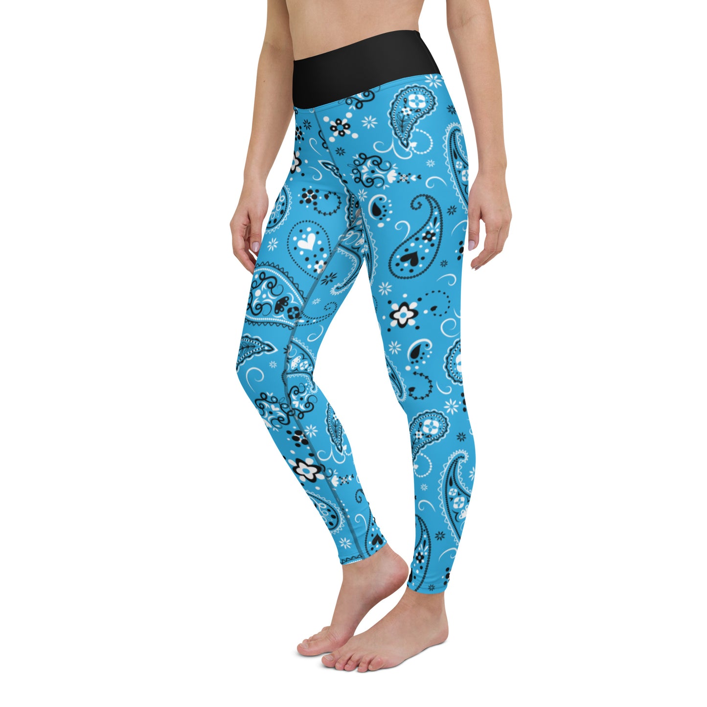 Bandana Print Leggings (Blue)