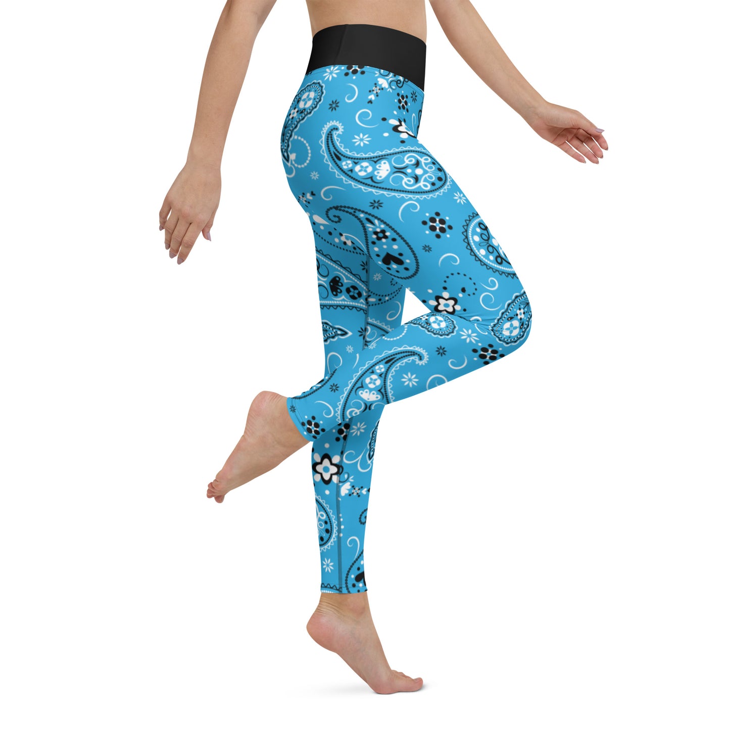 Bandana Print Leggings (Blue)