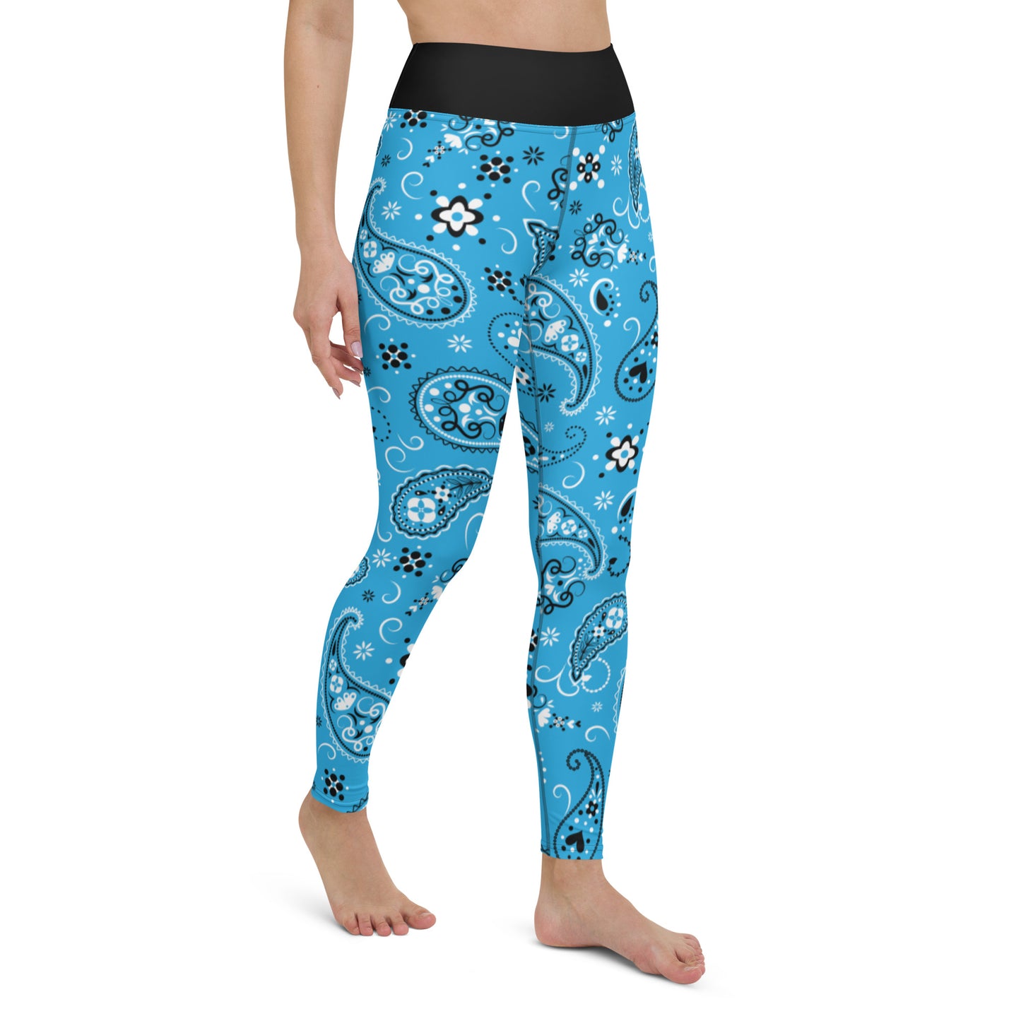 Bandana Print Leggings (Blue)