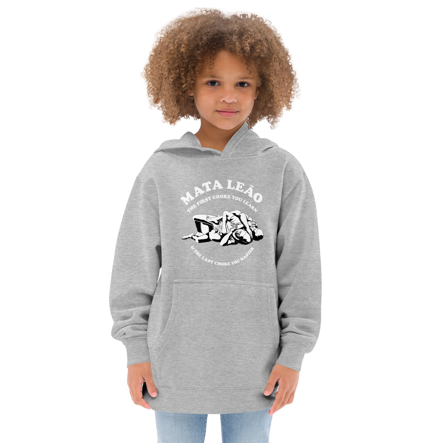 Kids Mata Leao fleece hoodie