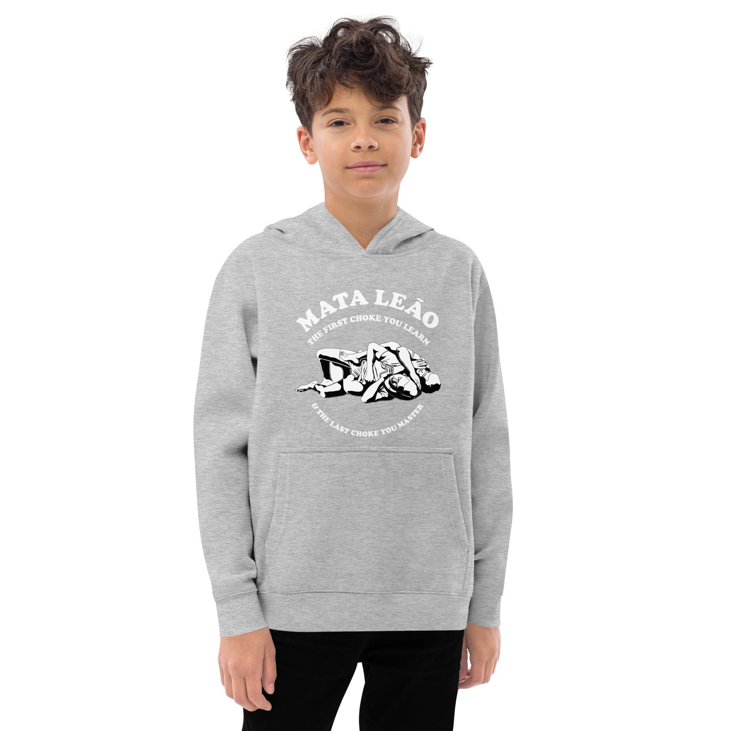 Kids Mata Leao fleece hoodie