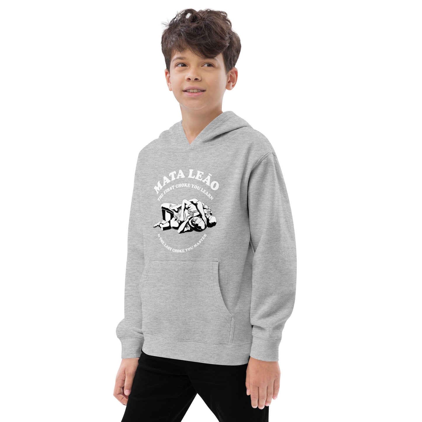 Kids Mata Leao fleece hoodie