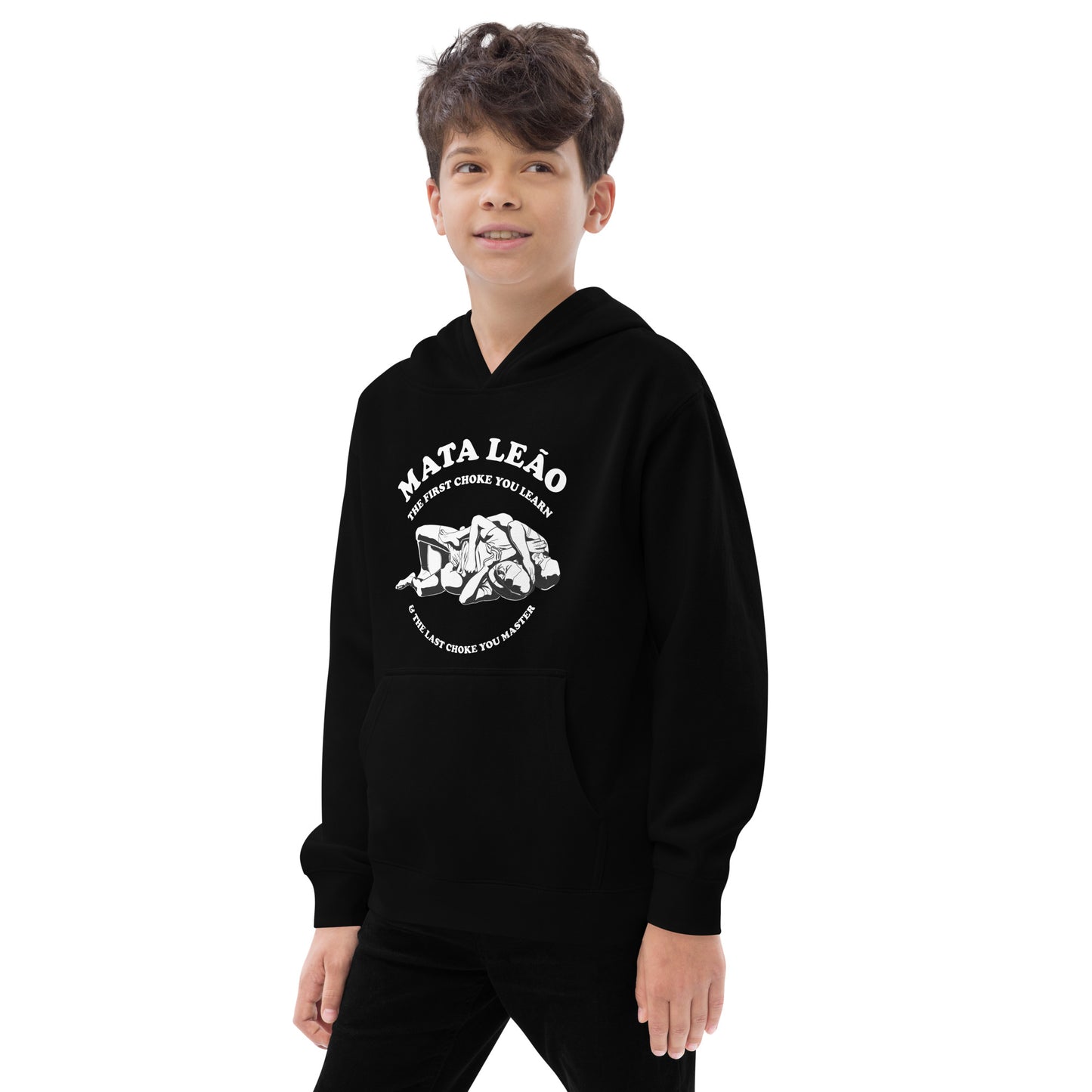 Kids Mata Leao fleece hoodie