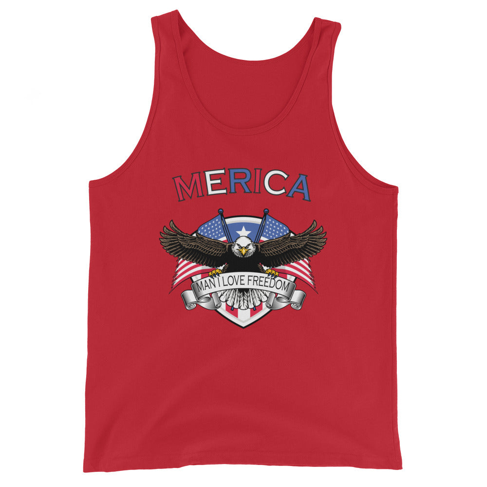 Man I Love Freedom (MILF) Tank Top