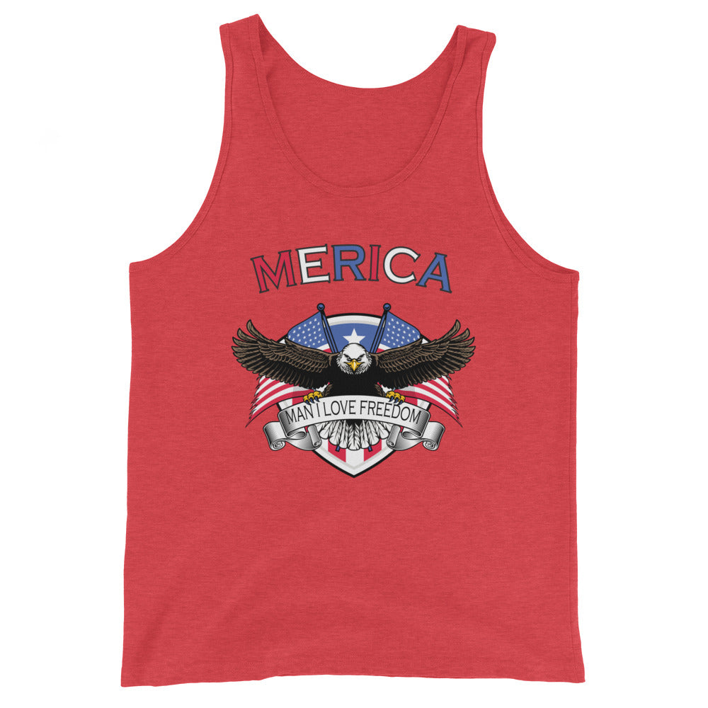 Man I Love Freedom (MILF) Tank Top