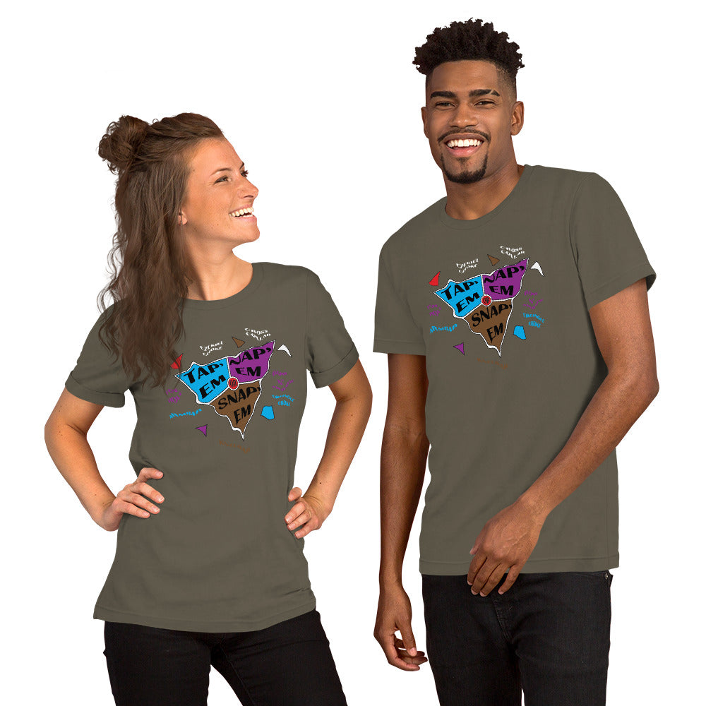 Tap'em, Nap'em, or Snap'em (Unisex t-shirt)