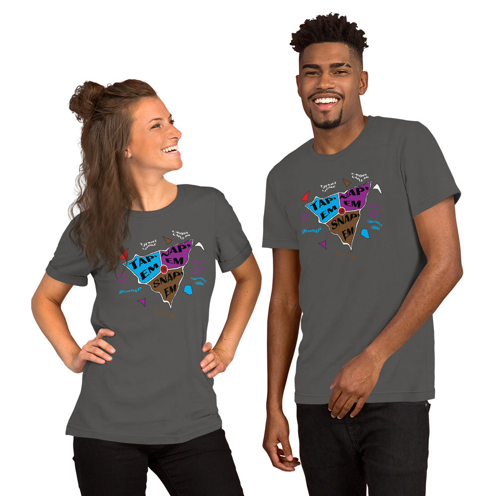 Tap'em, Nap'em, or Snap'em (Unisex t-shirt)