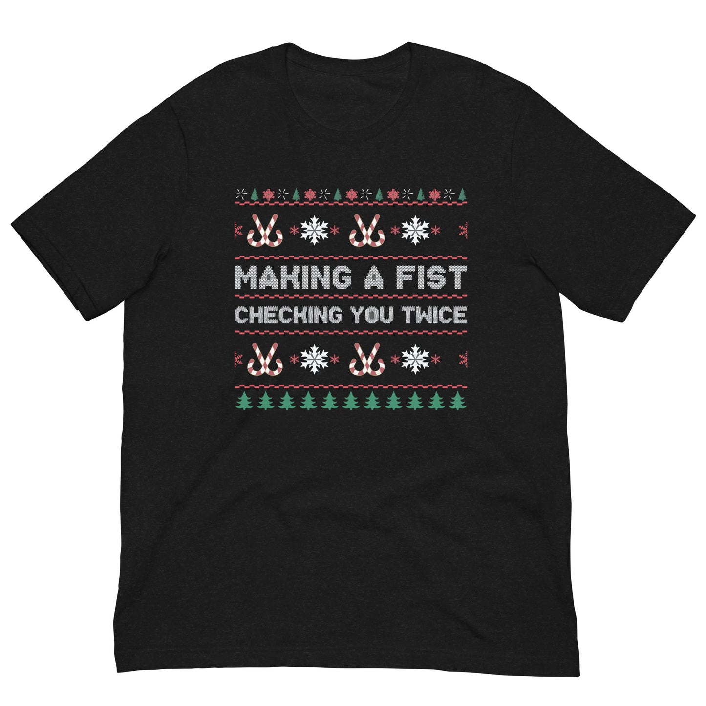 Christmas Fist (Unisex t-shirt)