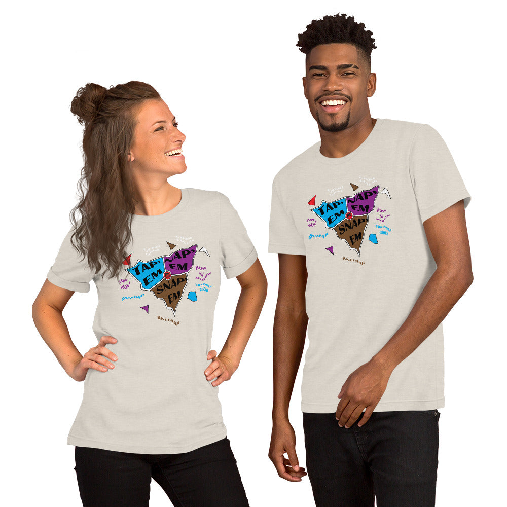 Tap'em, Nap'em, or Snap'em (Unisex t-shirt)